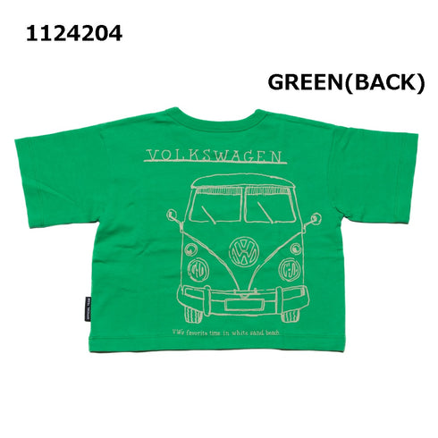 【130~150】VOLKSWAGENワイドポケットTシャツ★1124204j子供服 キッズサイズ